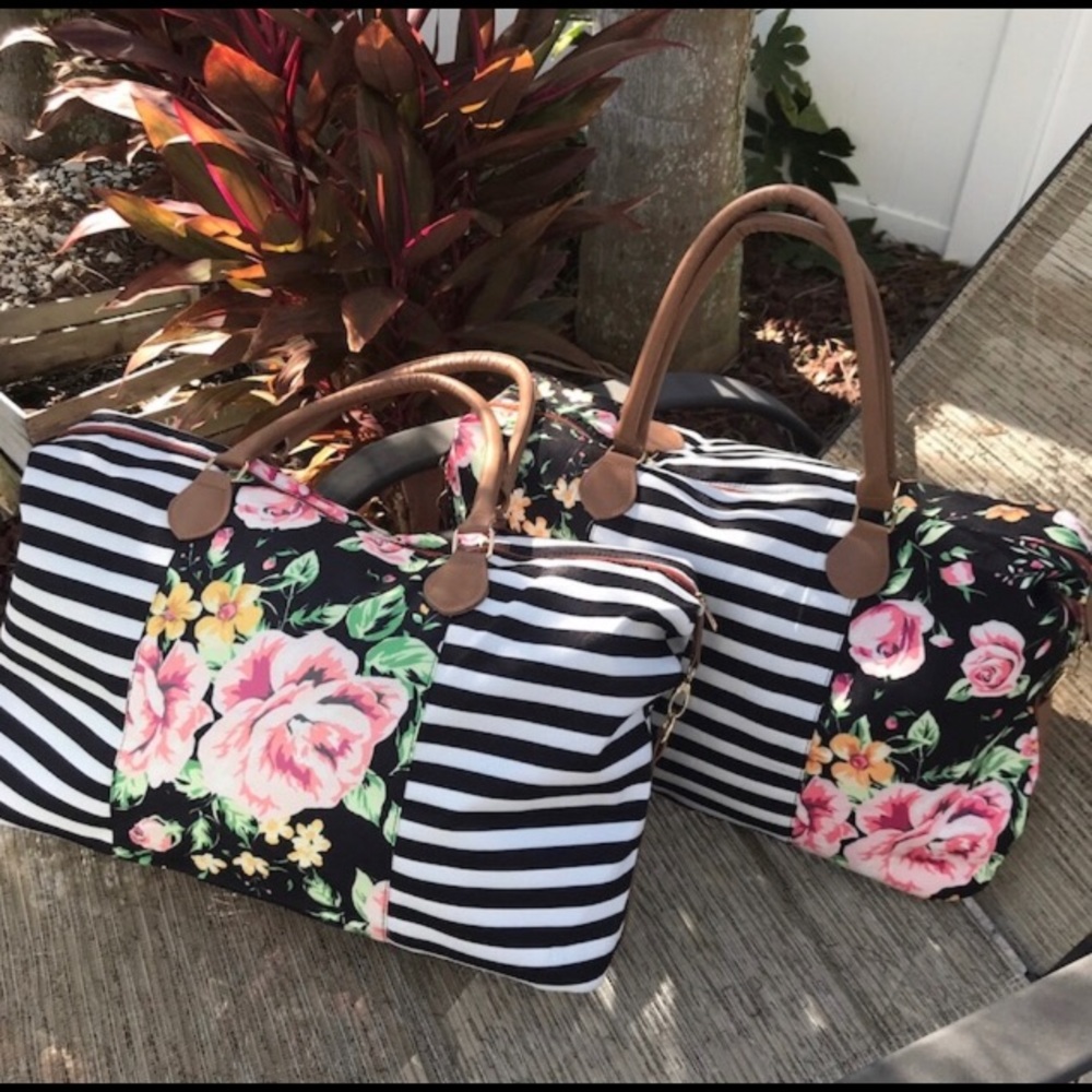 Weekender Bag Floral, Animal print, stripes - Picture 5 of 7